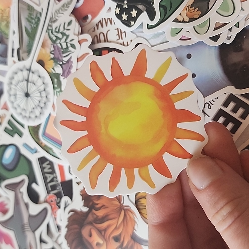 10/$10 Sun Shine Vinyl Sticker